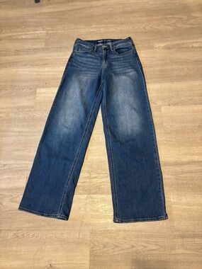 Old Navy Jeans Women’s Size 4 Wow Wide Let High Rise Trendy Spring Summer Mom
